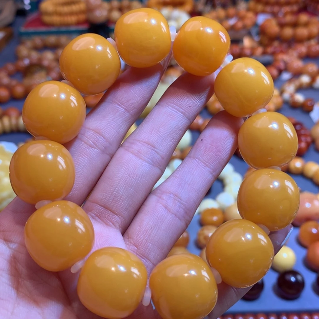 【闪购商品】未镶嵌琥珀手链蜜蜡