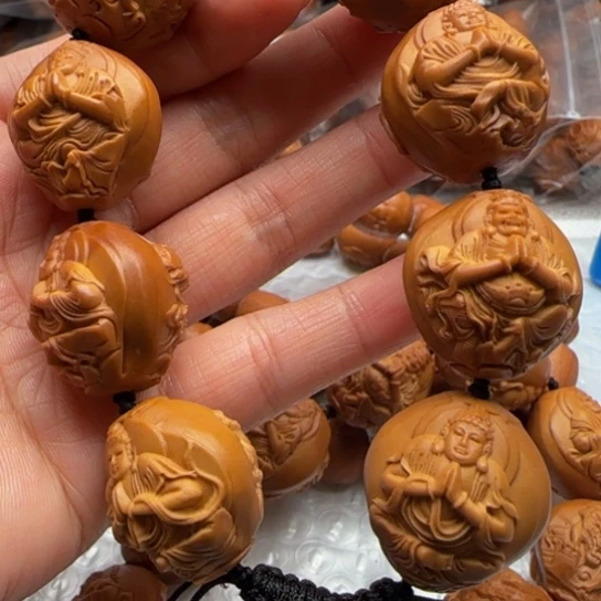 手串橄榄核橄榄雕工艺的