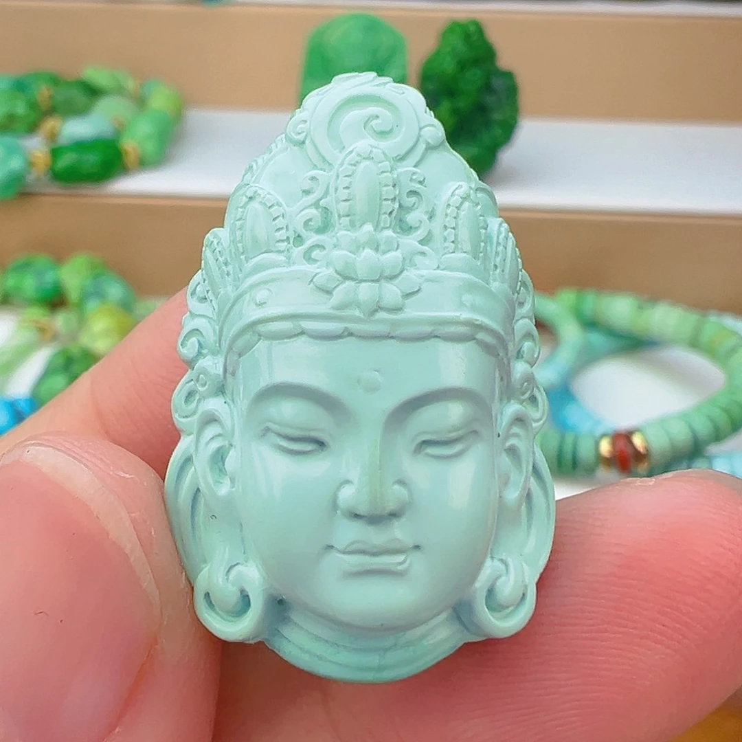 未镶嵌绿松石项链