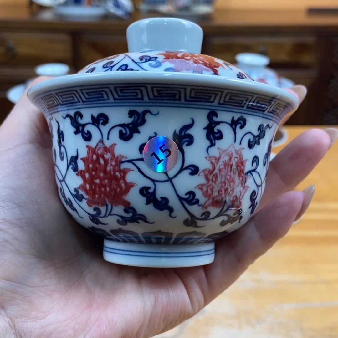 手绘现代茶具非古董