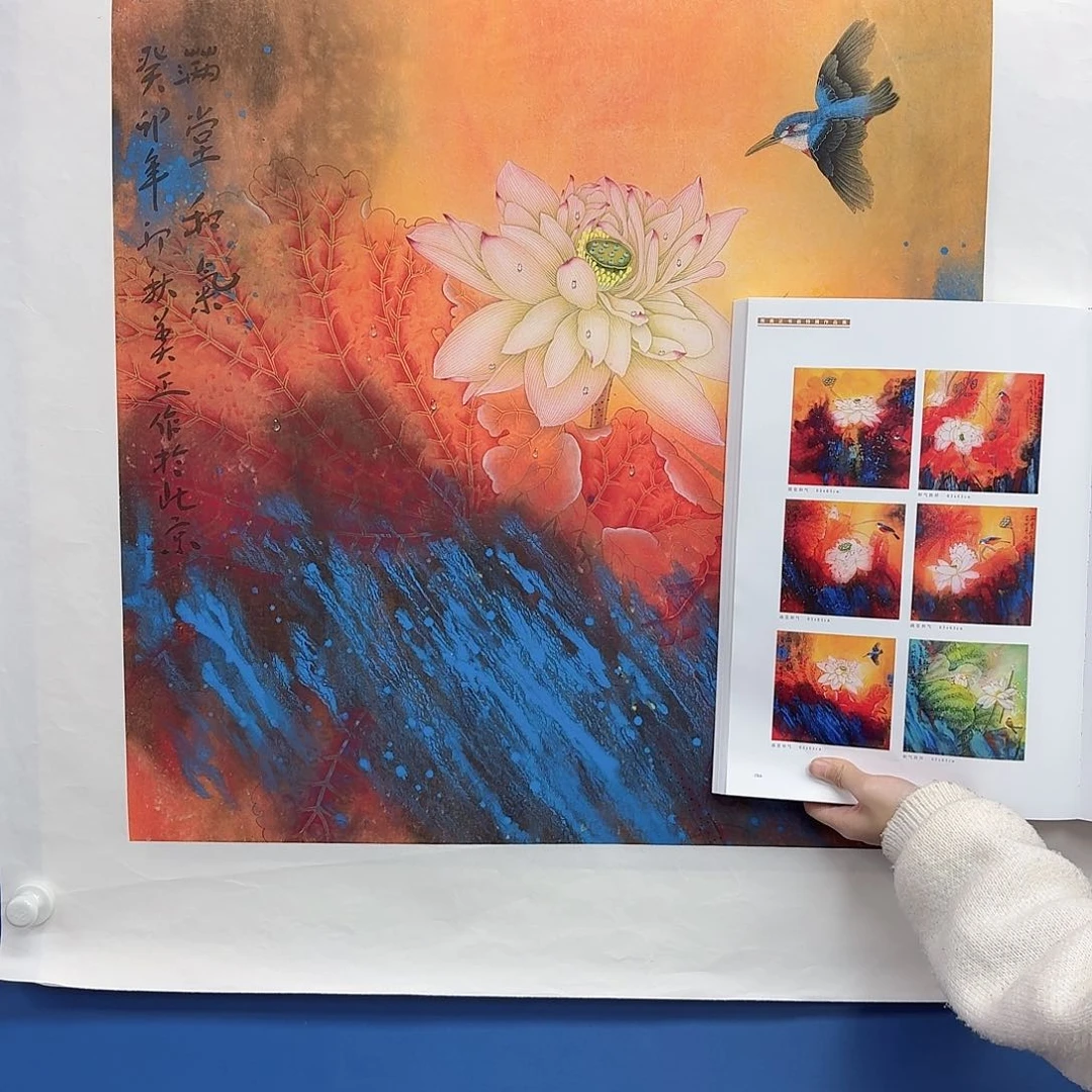 国画多次参加国内外书画