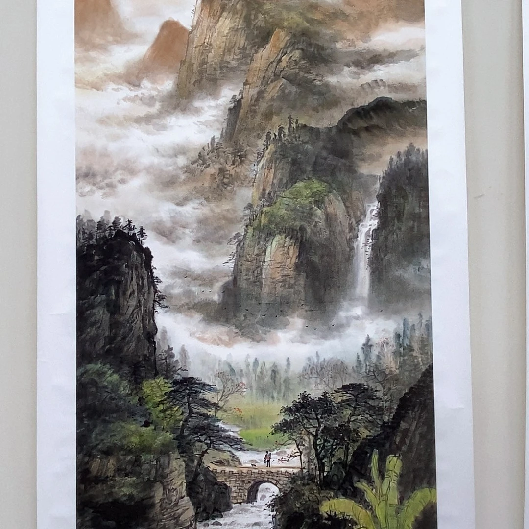 国画周顺良四尺精品佳作