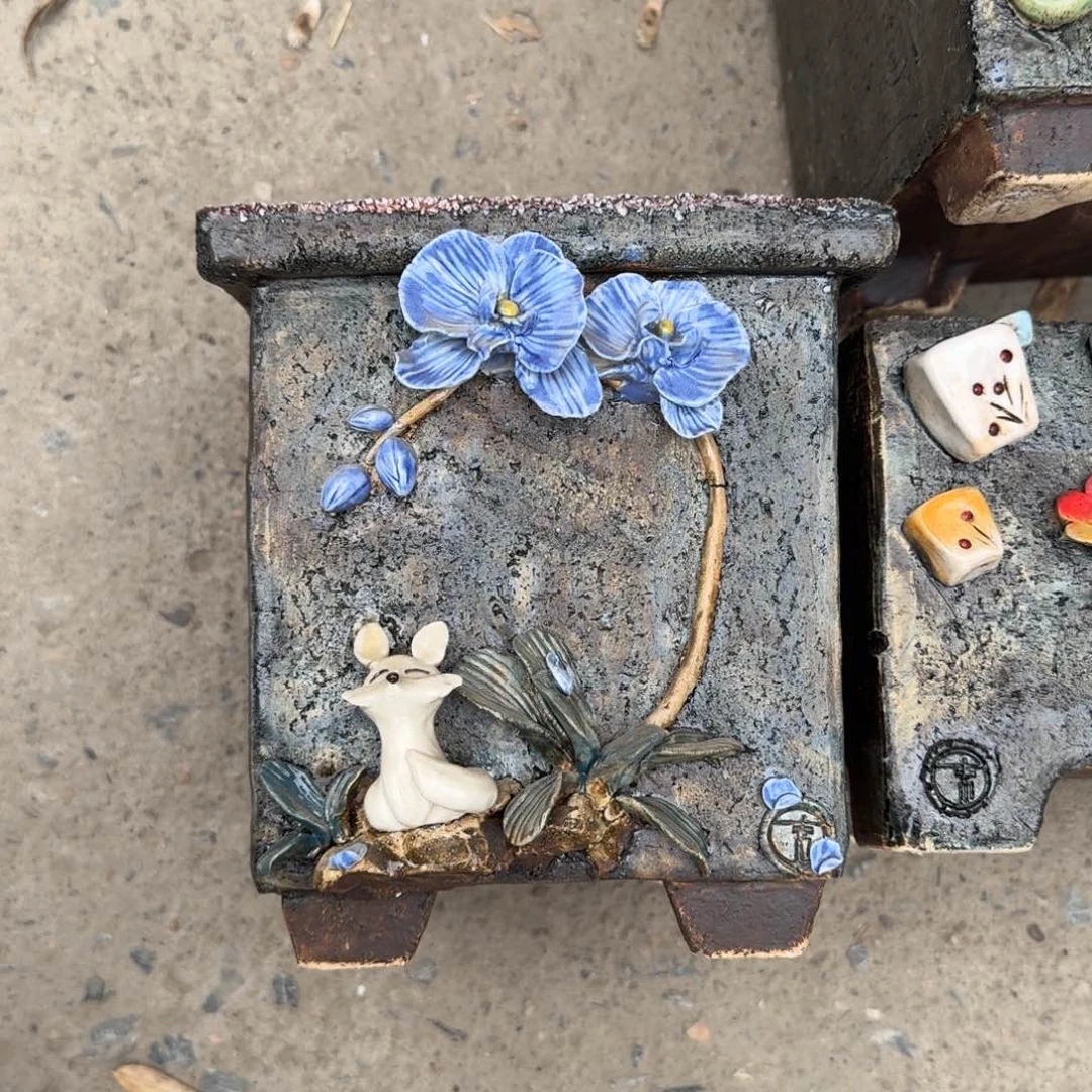 萌*噠内口13左右外高16左右精品盆