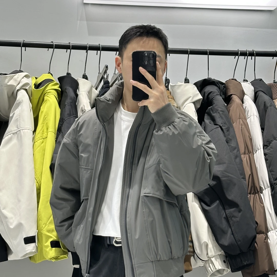 Sufeng(高端线 自留)设计师宽松立领磨砂时尚90绒羽绒服9611