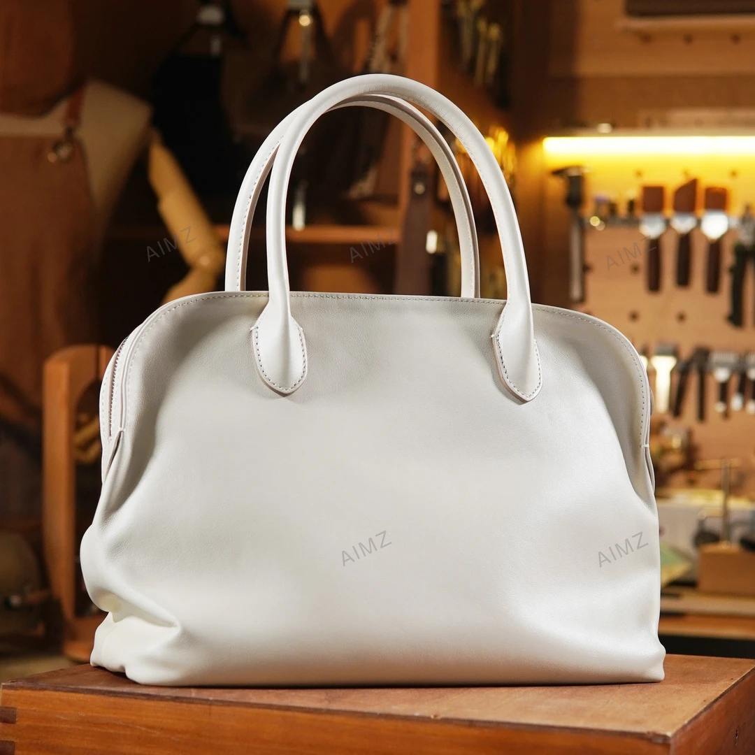 【丹姐】真皮专属女士时尚百搭休闲女包-通勤保龄球