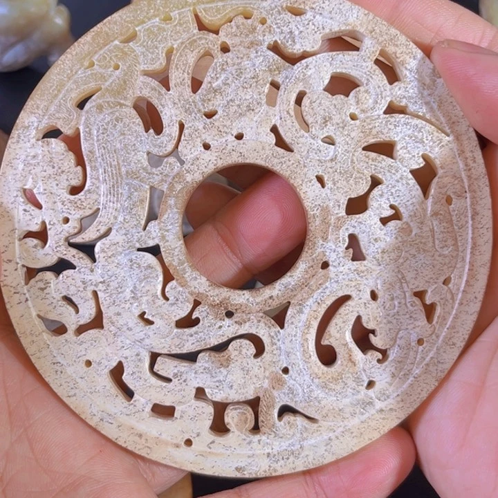 和田玉（糖玉）颈饰未镶嵌用****0