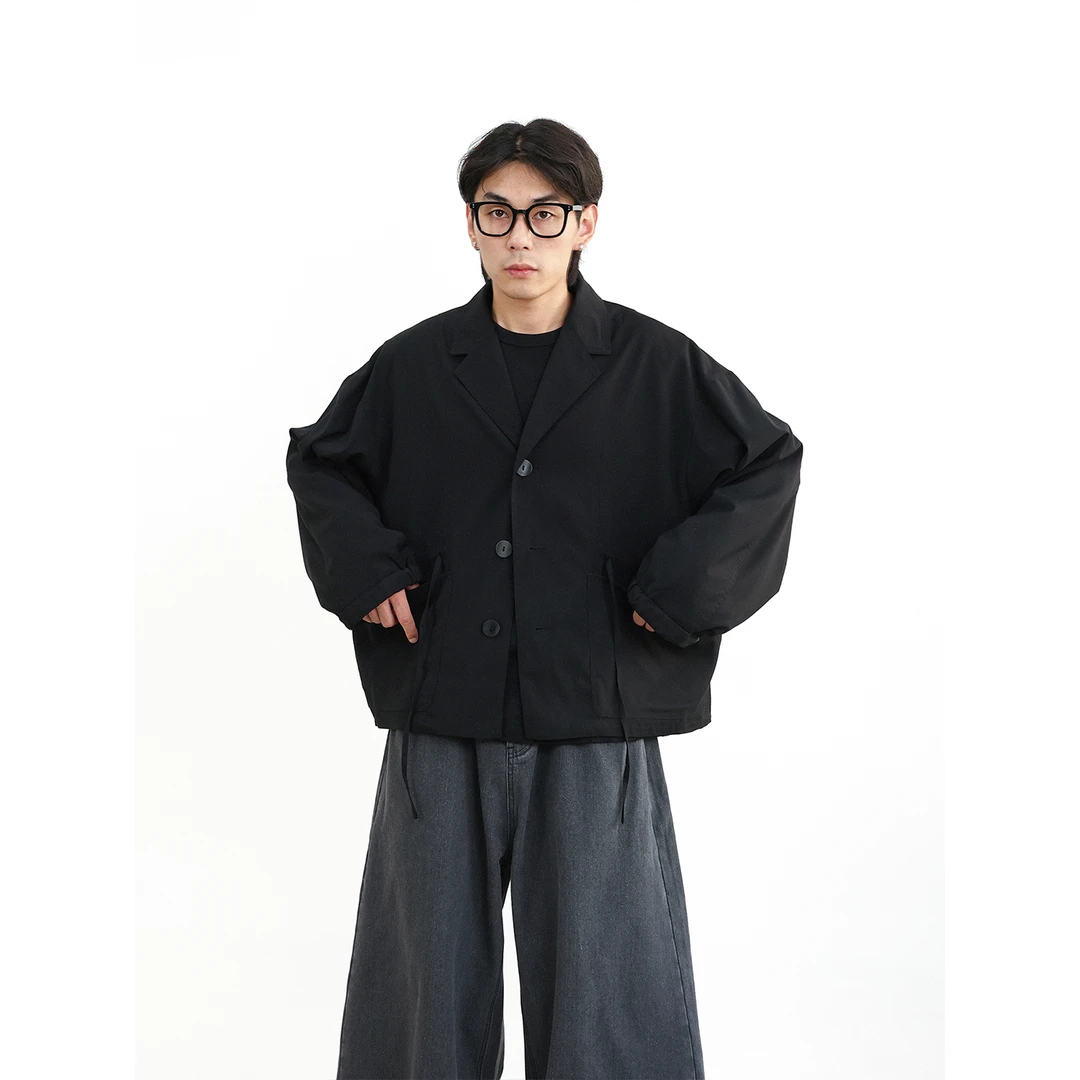 TRIFFER2025AW秋季羊毛混织西装日式轻奢后活页男女款