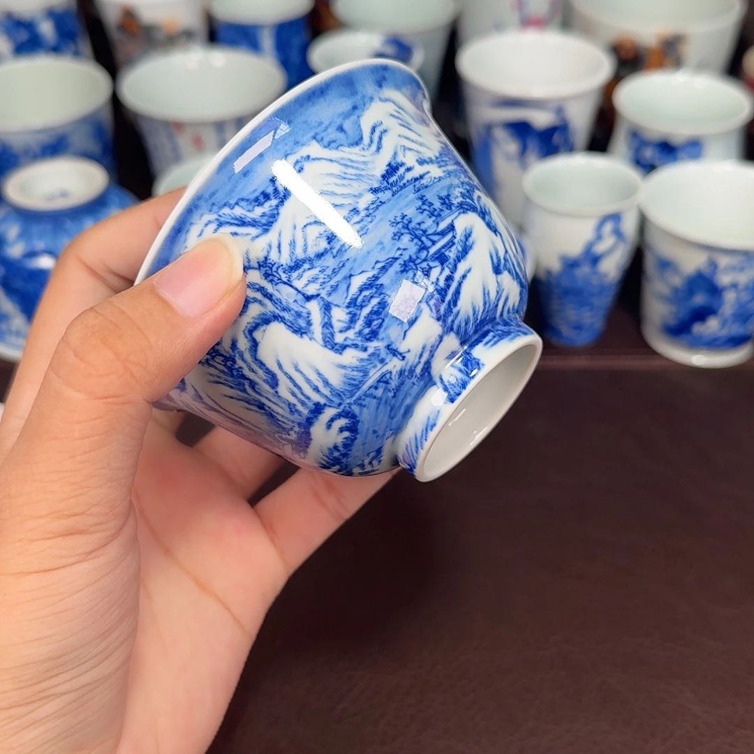 一***一现代景德镇陶瓷盖碗