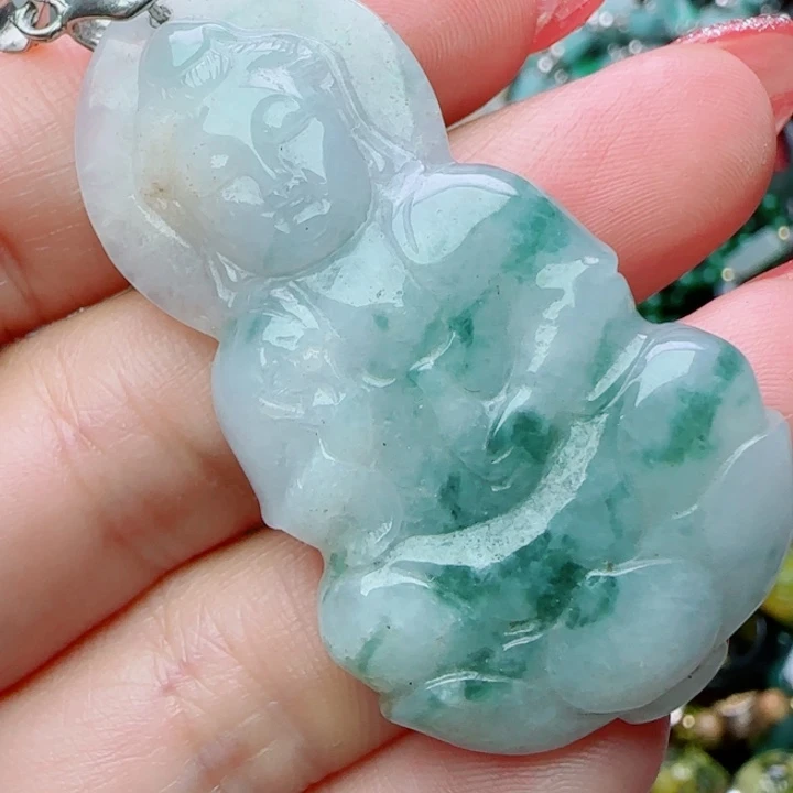 颈饰未镶嵌翡翠天然A货42