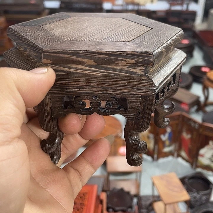 红木底座工艺品紫砂红木底座工艺品
