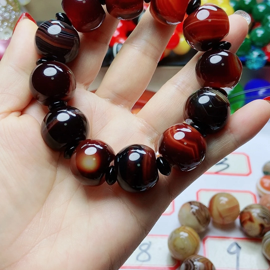 玛瑙/玉髓颈饰合金