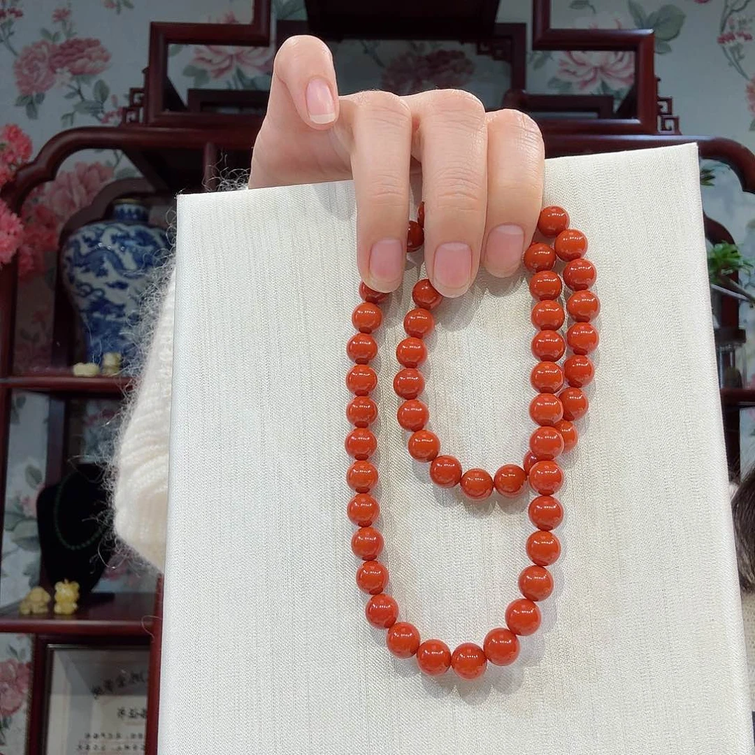 南红玛瑙颈饰未镶嵌楽**～项链