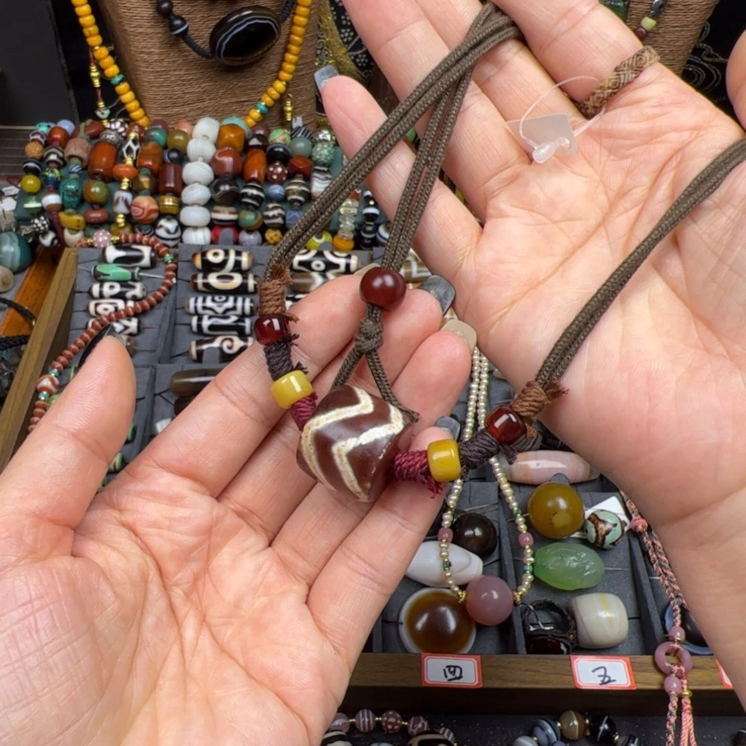 玛瑙/玉髓未镶嵌项链