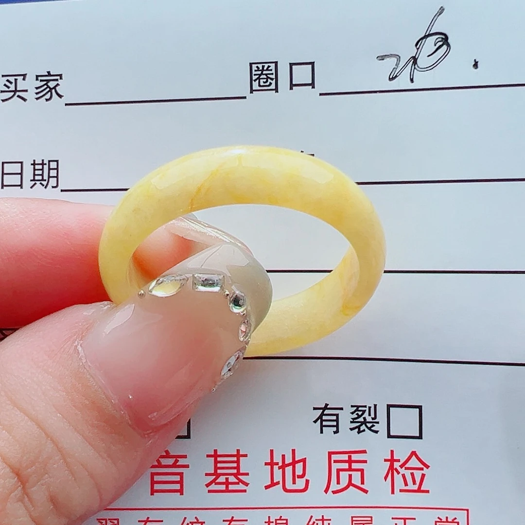 未镶嵌戒指翡翠無*戒圈