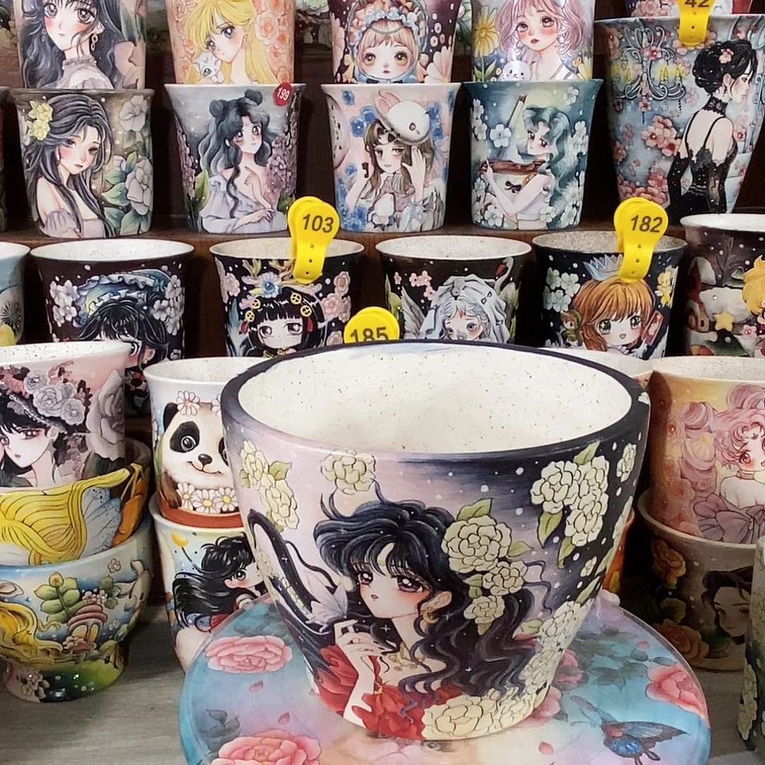 景德镇精品js美盆17.5/14.5