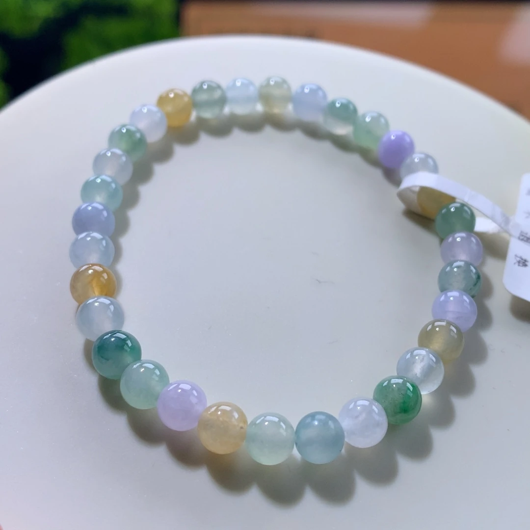 翡翠未镶嵌手链卡5.8