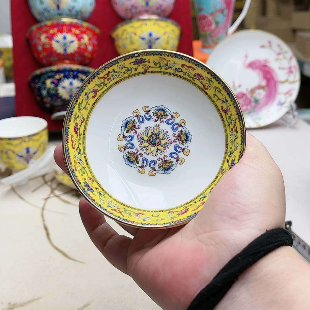 【闪购商品】珐琅4英寸8深黄。。。。