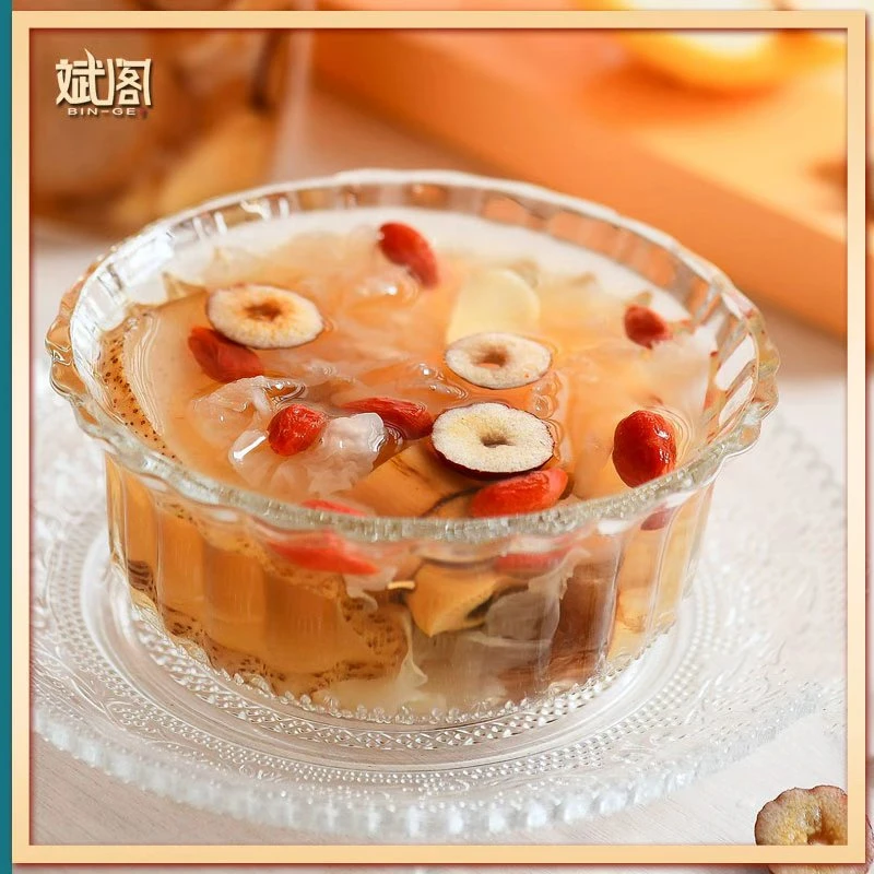 斌阁小吊梨汤小枣梨片百合银耳琵琶干桂圆枸杞子材料包