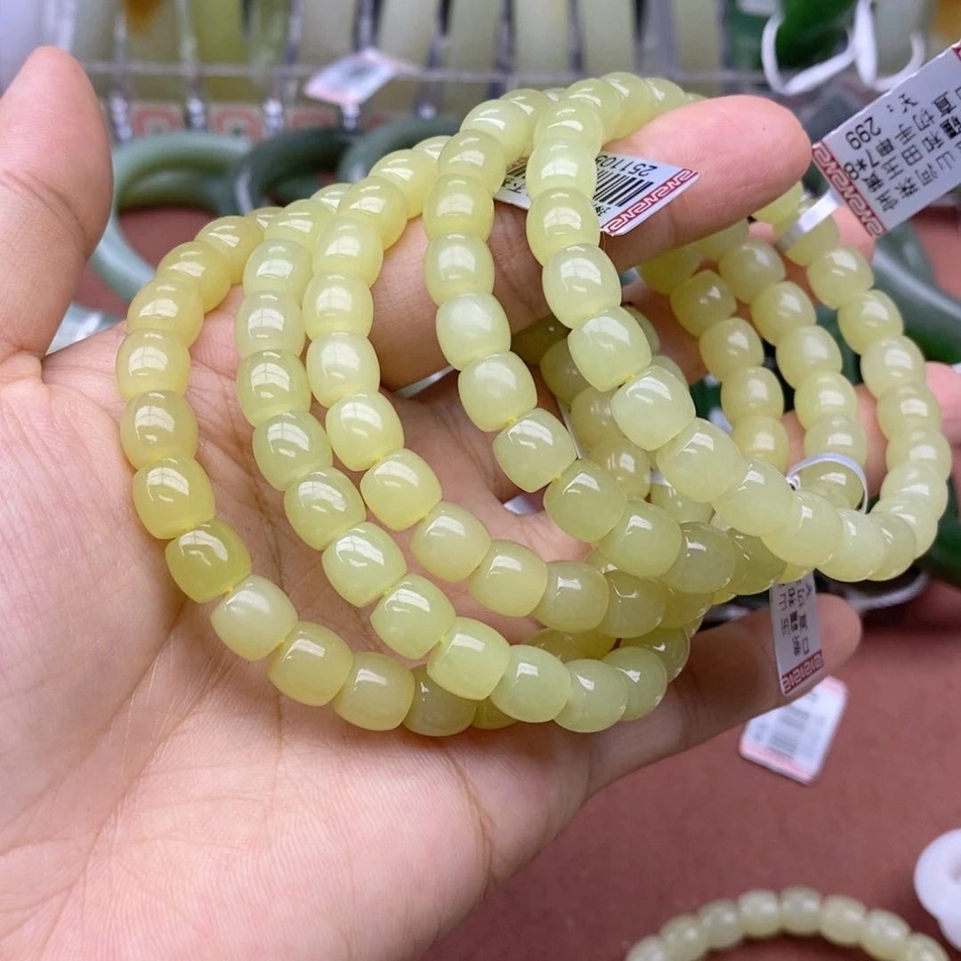 和田玉未镶嵌手串多样性拍一发一 卡8