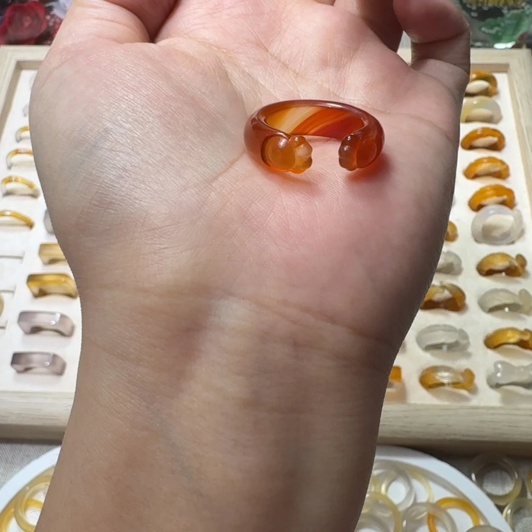 未镶嵌戒指玛瑙/玉髓736港15