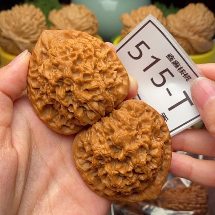 文玩核桃把件官帽50