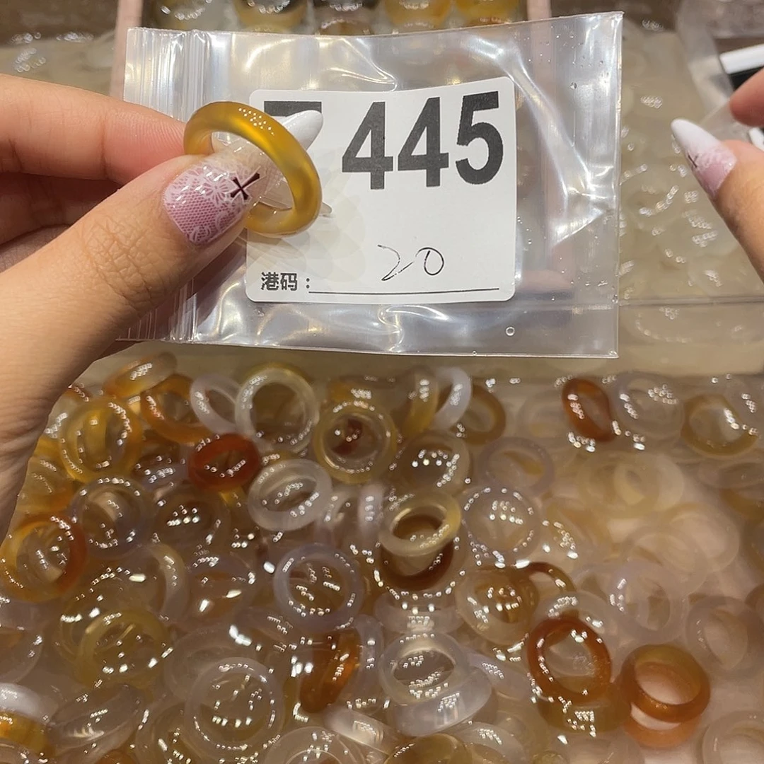 玛瑙/玉髓未镶嵌戒指445