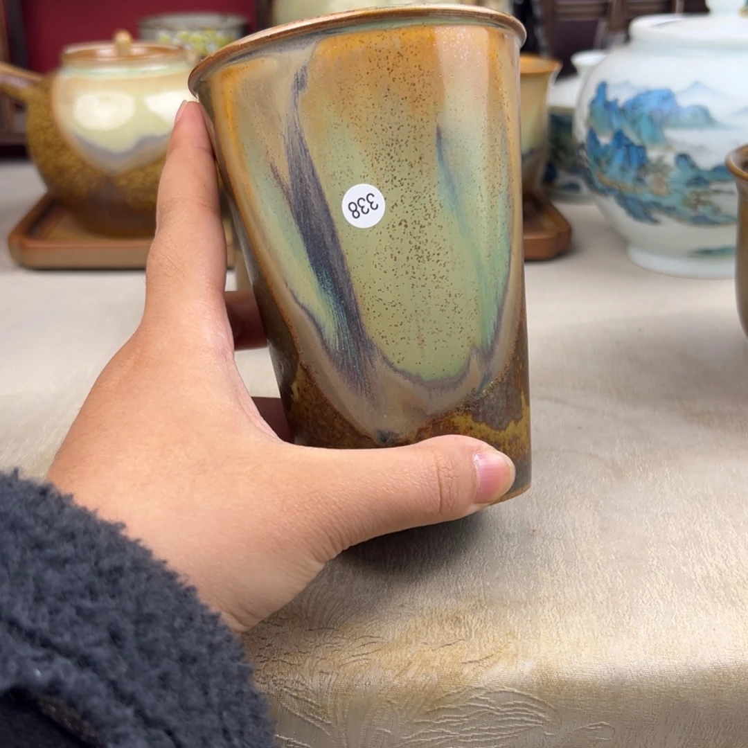 杯纯手工柴烧主人杯