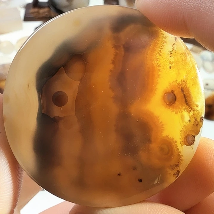 未镶嵌玛瑙/玉髓珠宝半成品