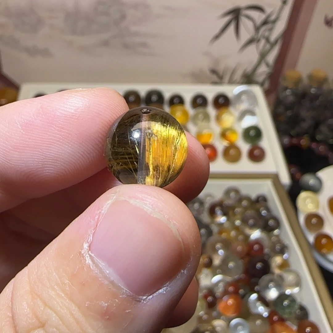 水晶珠宝半成品未镶嵌12.1咖啡发