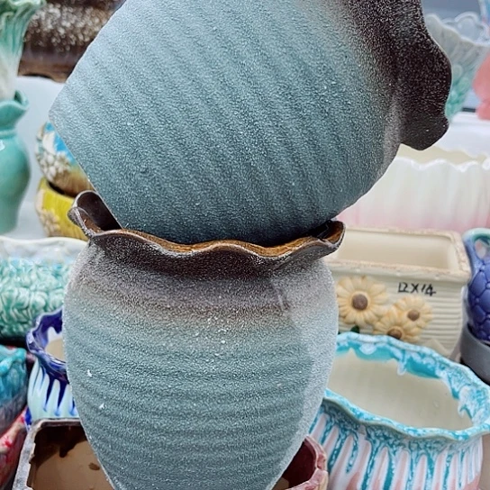 多肉绿植陶瓷花盆9.9包邮