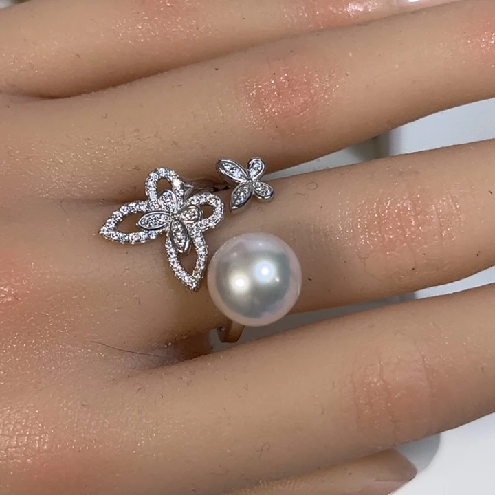 淡水珍珠颈饰银S925镶嵌?*萱