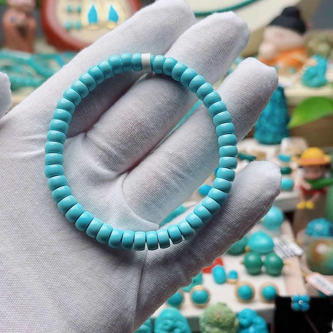 绿松石未镶嵌手链