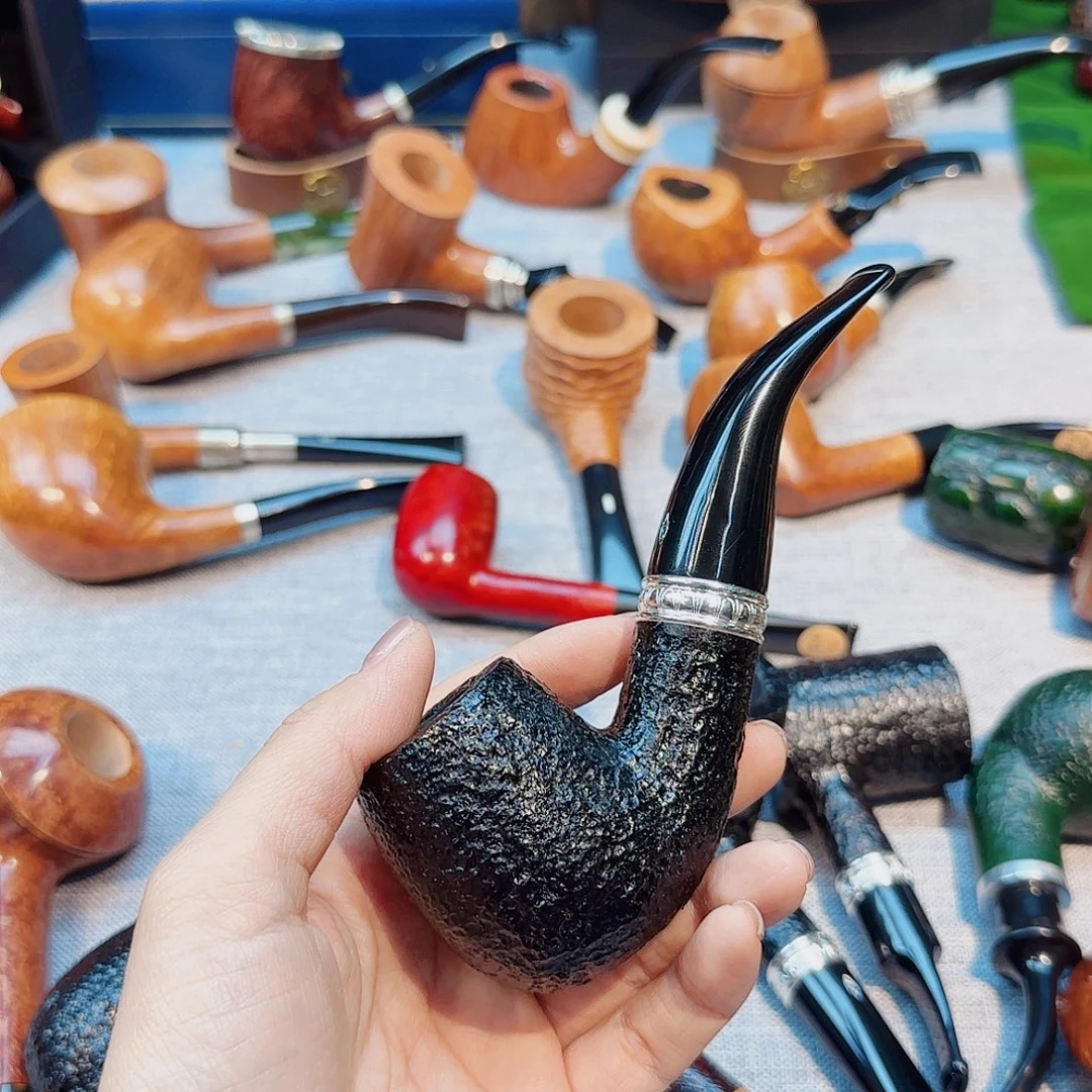 楊***董意大利沙芬石楠木烟斗烟具