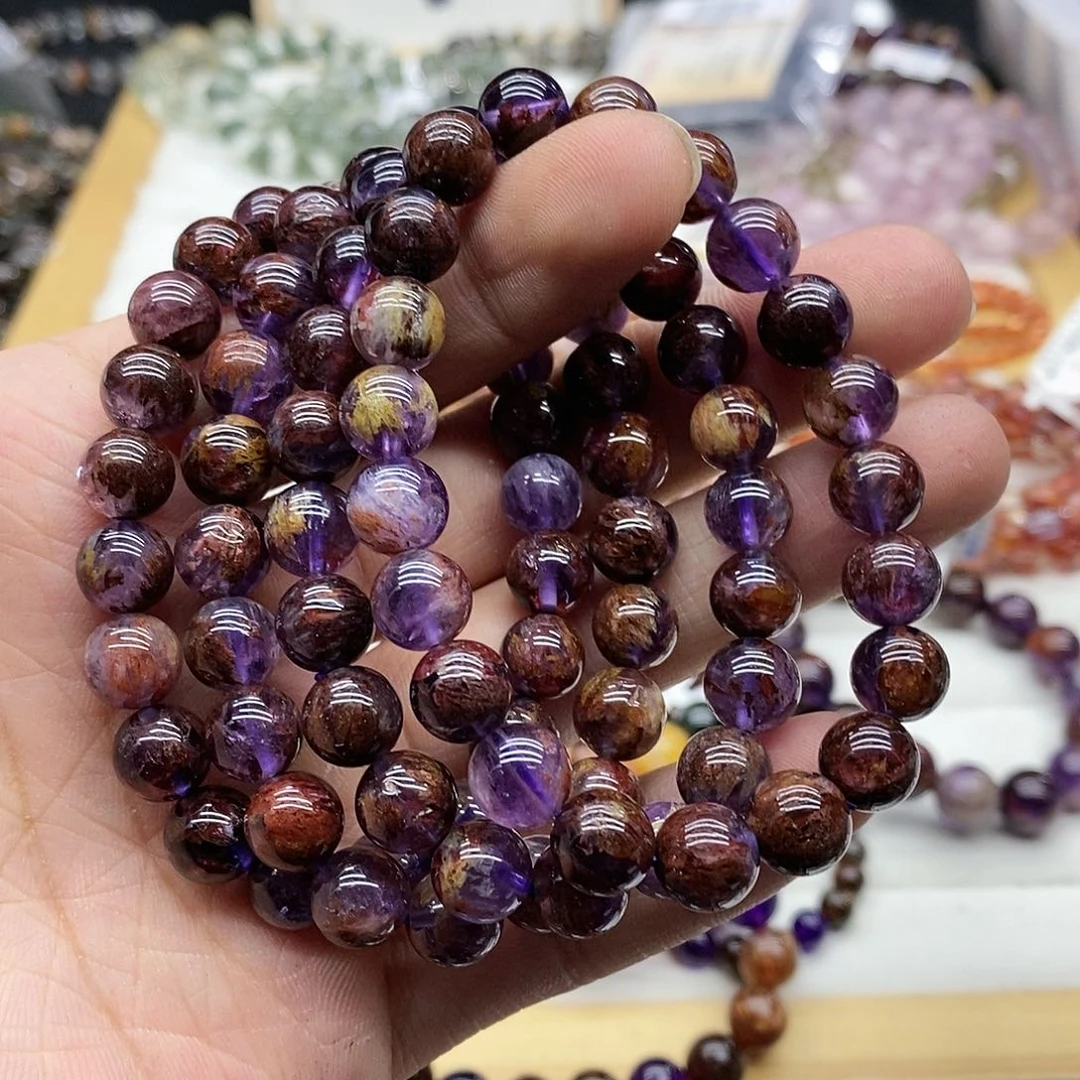 水晶手链未镶嵌多样性发货发一条