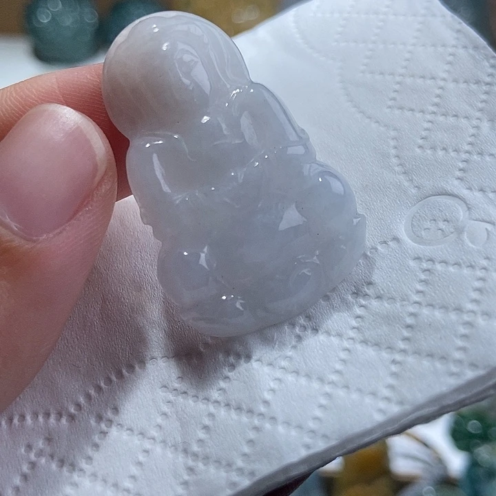 颈饰未镶嵌翡翠天然翡翠玉石雕刻
