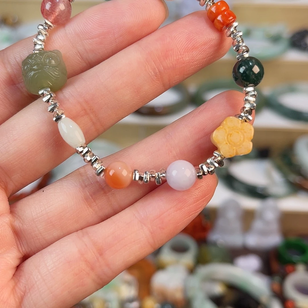 翡翠未镶嵌手链手链