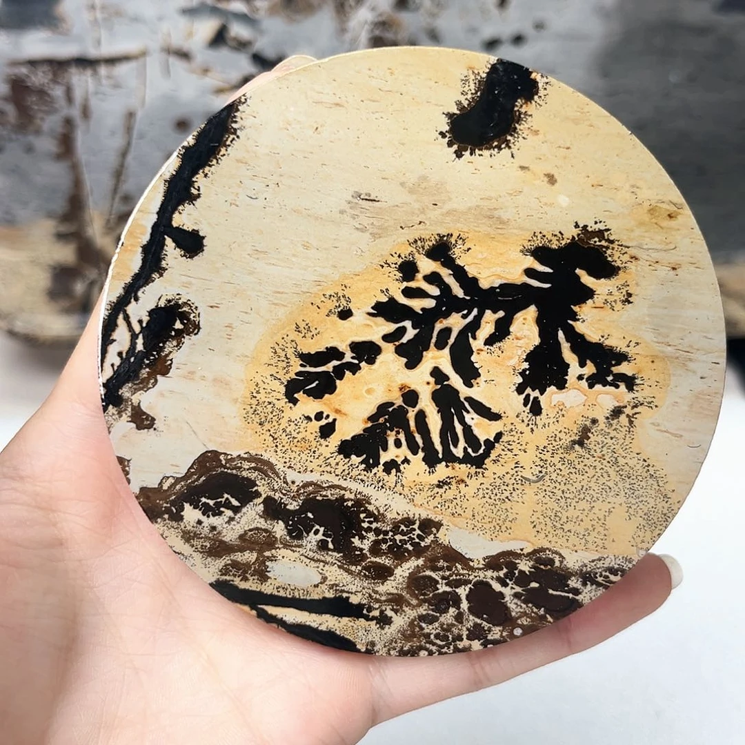 石材广西天然国画石