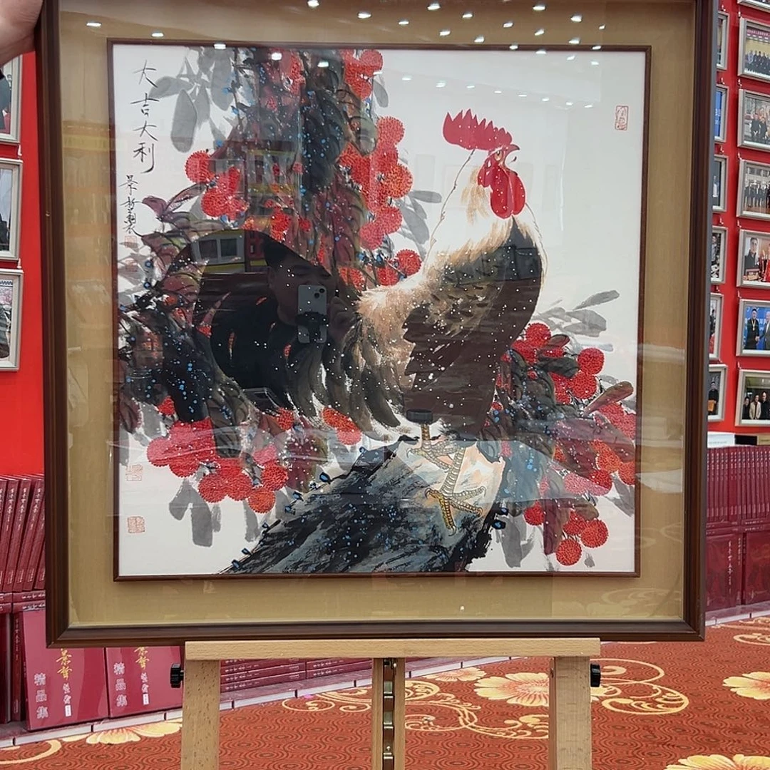 星***人国画崔老师展览原作