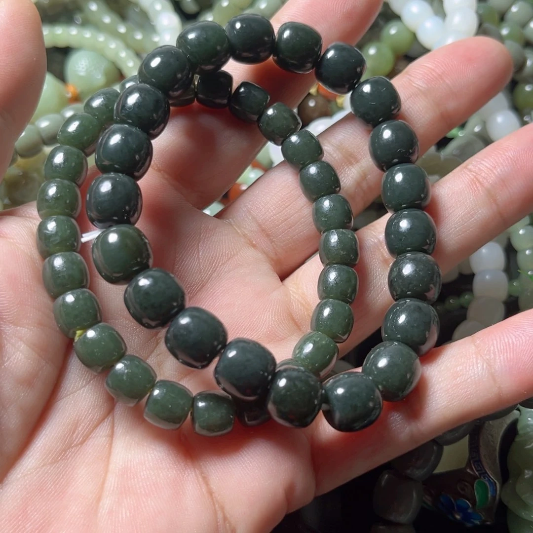 手串未镶嵌和田玉红*