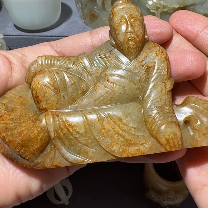 小***跑和田玉未镶嵌挂件