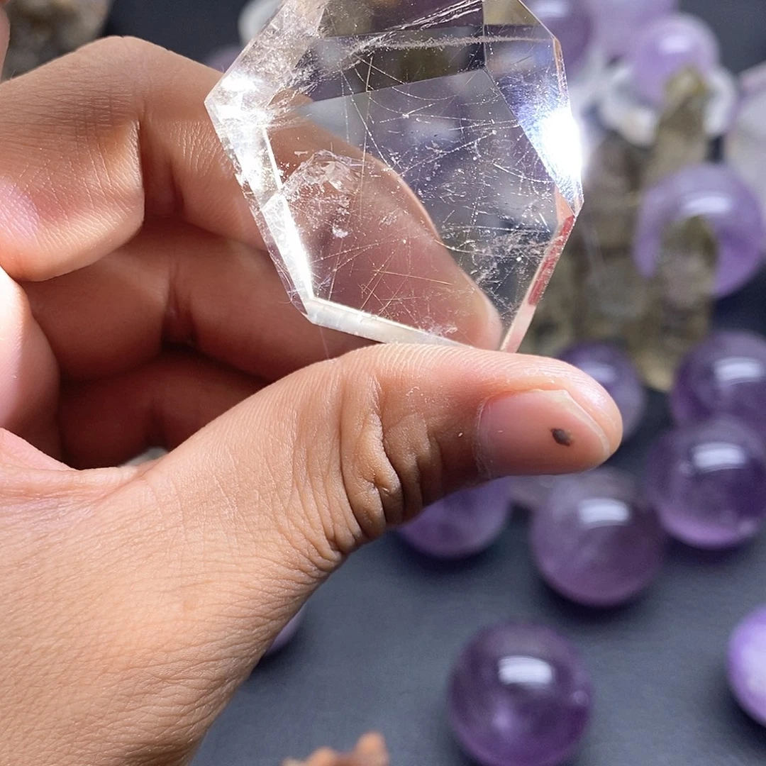 水晶珠宝半成品未镶嵌459水晶石