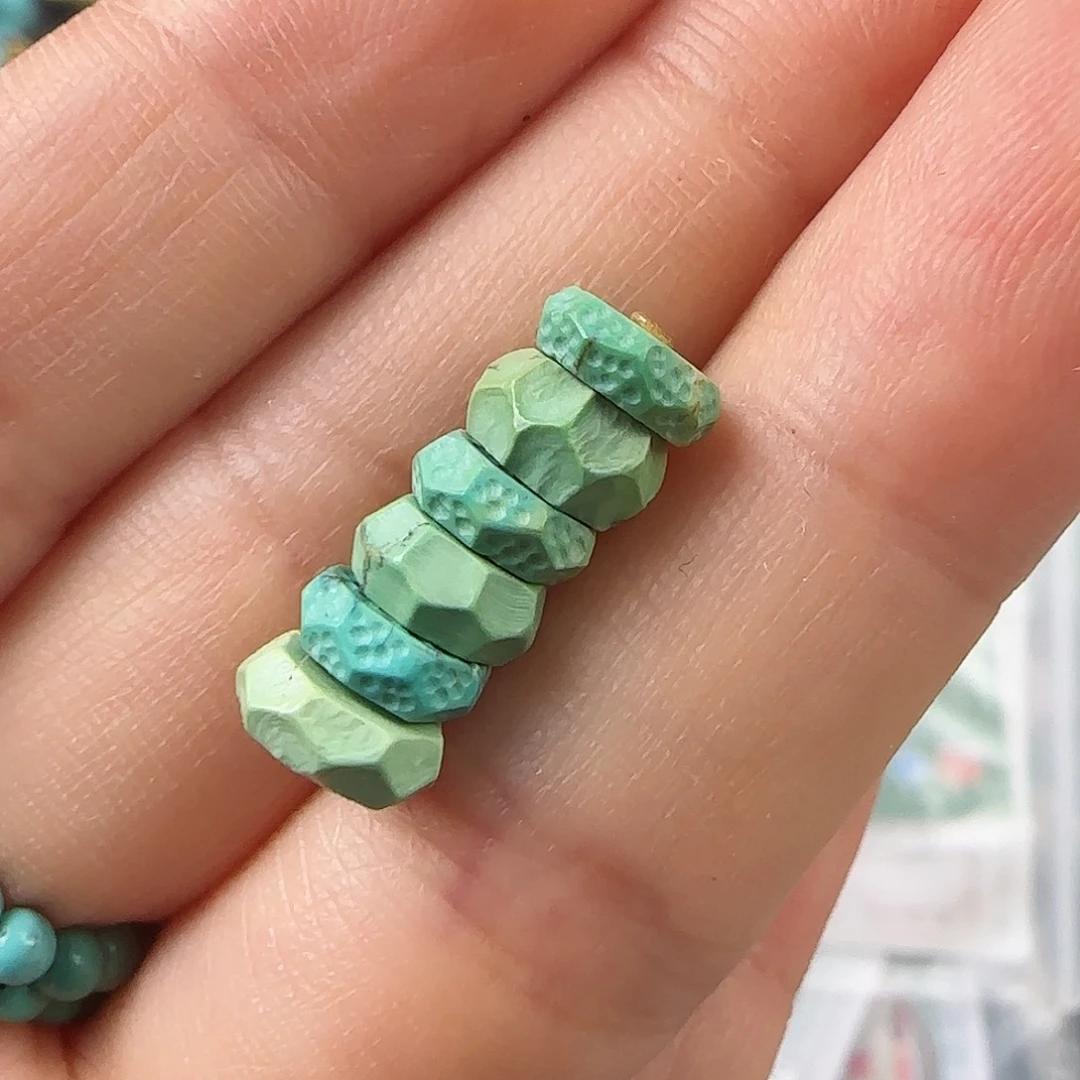 绿松石珠宝半成品未镶嵌