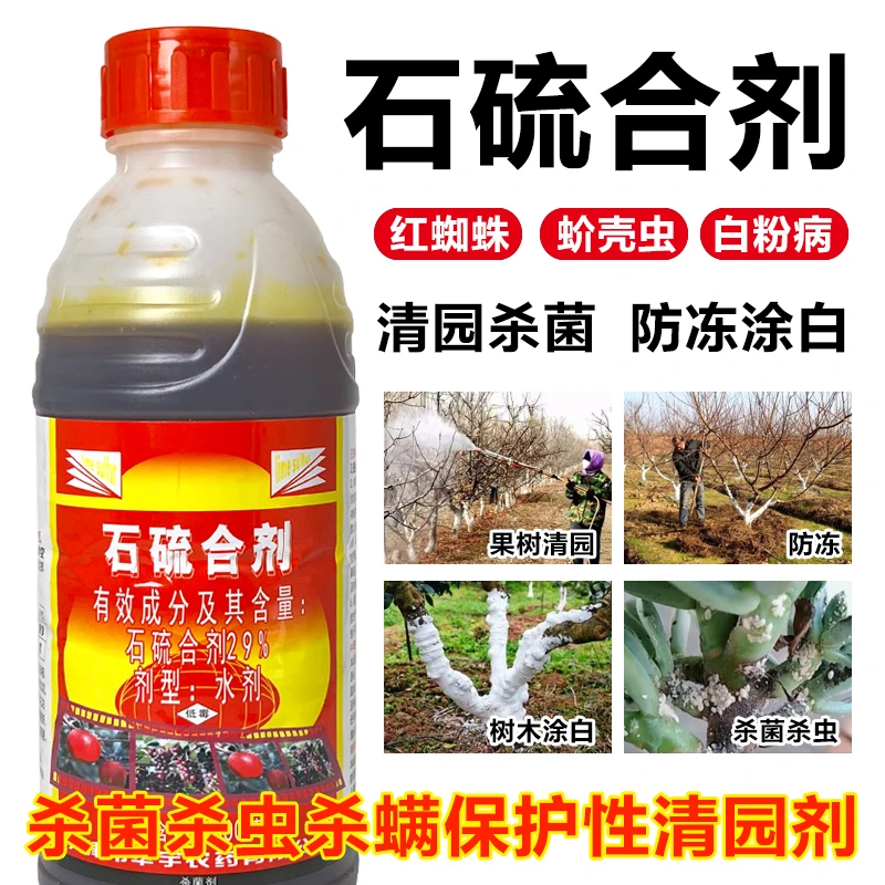石硫合剂果树园林清园剂杀蚧壳虫红蜘蛛防白粉病专用药