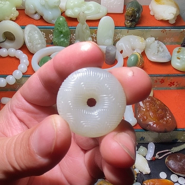 寻***山和田玉（糖玉）未镶嵌手镯