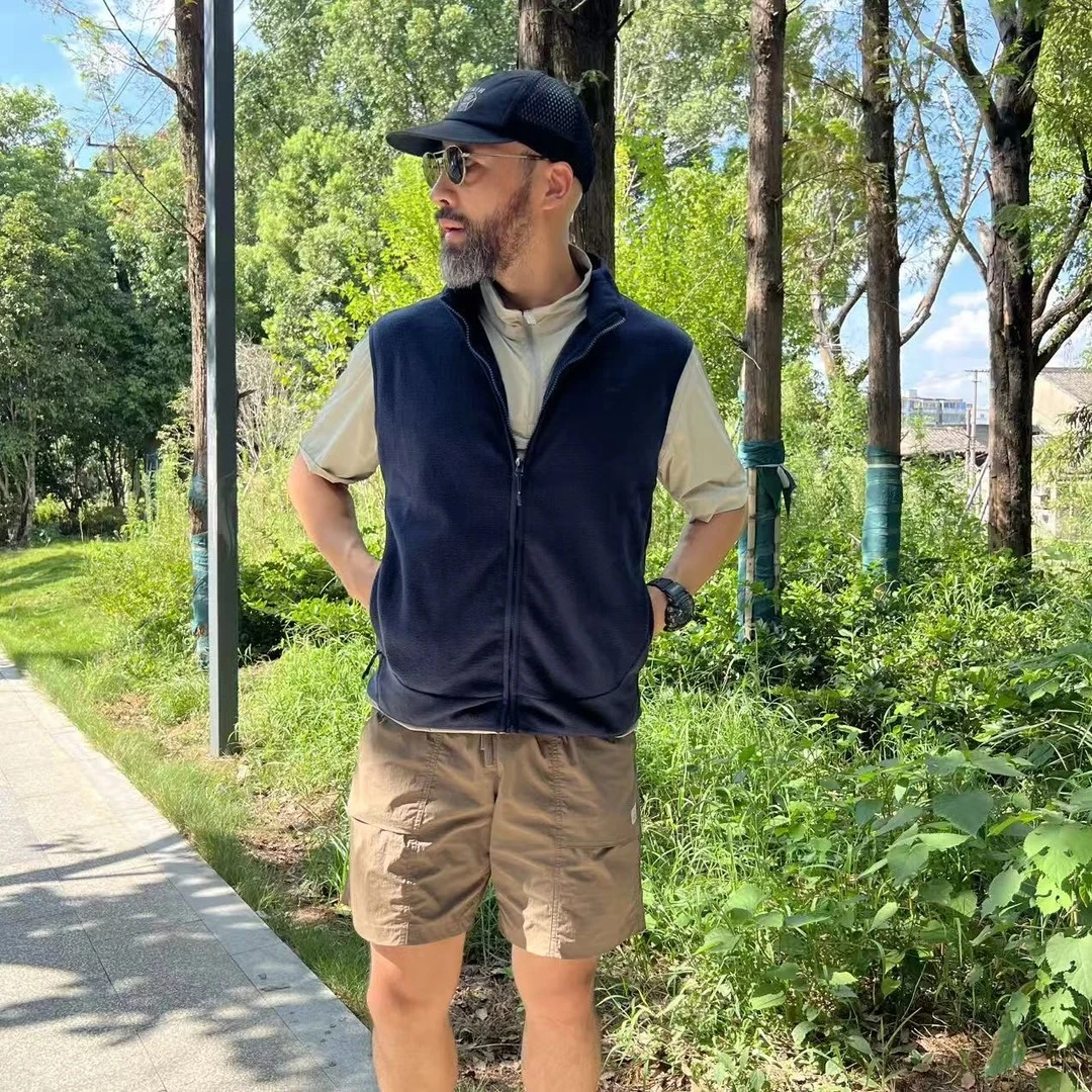 户外休闲马甲立领百搭时尚运动男女情侣秋冬厚款