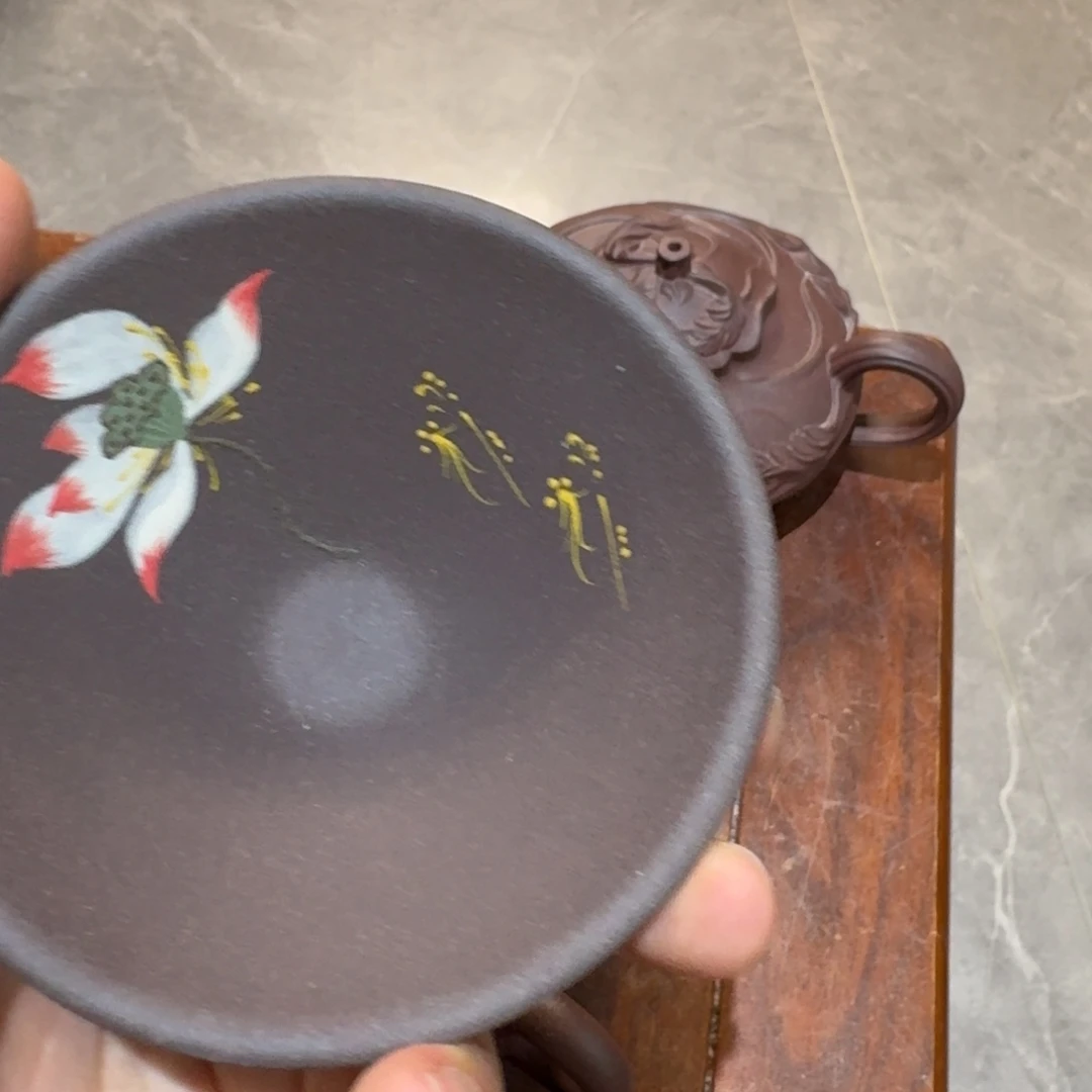紫砂盖碗原矿原石的制作方法