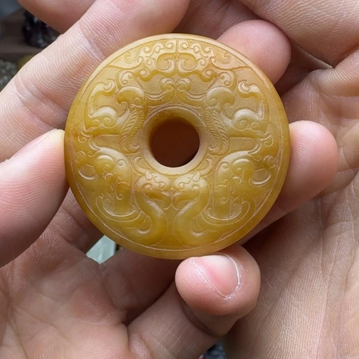 和田玉未镶嵌挂件