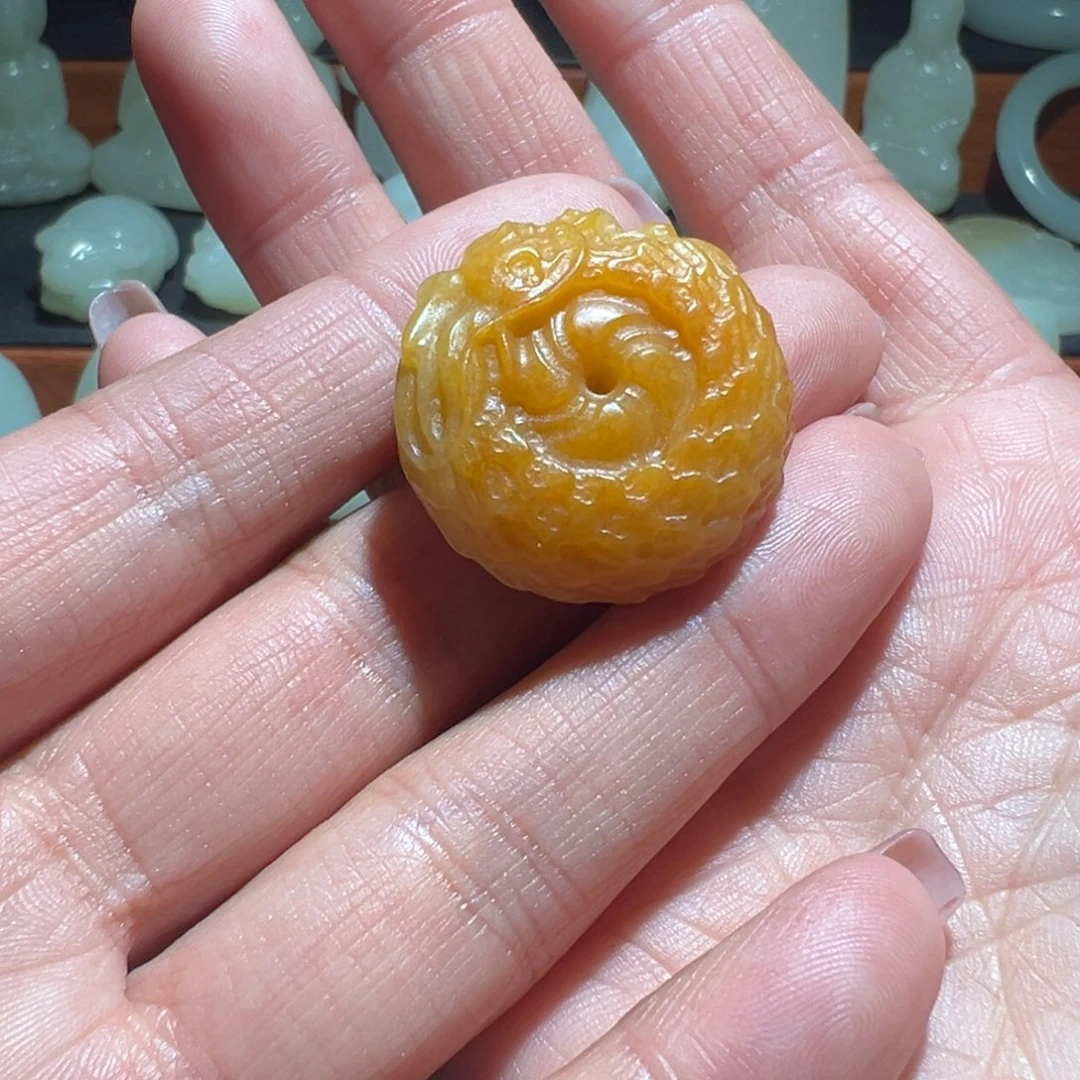 夜***声和田玉未镶嵌颈饰