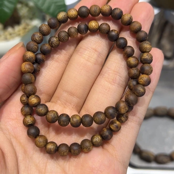 沉香碎屑沉香0.6圆珠