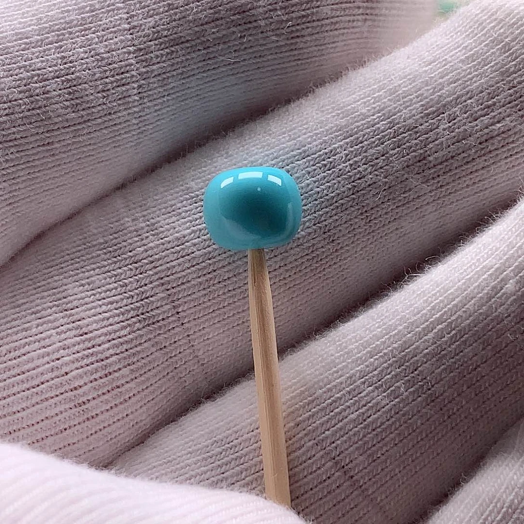 绿松石未镶嵌颈饰8×6.8
